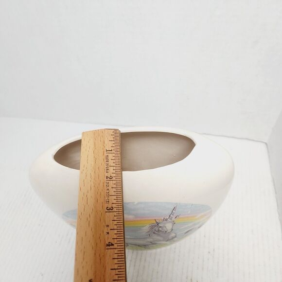 Unicorn Rainbow Fantasy Vintage Vase Retro 1980s/1990s Decorative Prop Unsigned - Picture 5 of 15